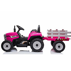 Tracteur ATAA Ceres avec remorque Couleur Rose