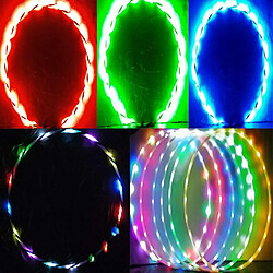 Acheter Universal LED Hula Hoop coloré, changez légèrement les cerceaux lumineux LED Hoop pour les enfants et les adultes (coloré)