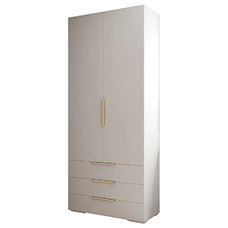 Abiks Meble Armoire Inova 1 236,7/100/47 (bianco/d’oro)