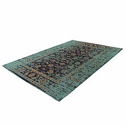 Paris Prix Tapis Tissé Vintage Oriental Charme Bleu 120 x 180 cm