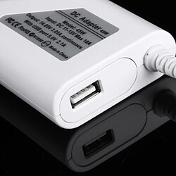 Acheter Wewoo Pour Apple Macbook A1466 / blanc A1436 / A1465 / A1435 / MD224 / MD231 / MD761 / MD711, longueur: 1,7 m 45W 14.85V 3.05A 5 broches T Style MagSafe 2 chargeur de voiture avec 1 port USB