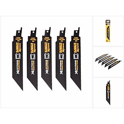 DeWalt DT 99553 Lame de scie sabre, Métal, 152 mm, 5 pcs.