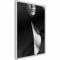 Paris Prix Affiche Murale Encadrée Classic Blackness 20 x 30 cm Blanc