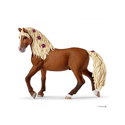 Schleich Horse Club, Ensemble de jeu 2 pièces, Jouets pour chevaux pour filles et garçons de 5 à 12 ans Paso Fino Stallion Horse Show