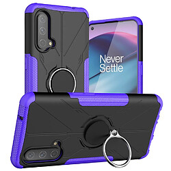 Coque en TPU 2-en-1, anti-chutte avec béquille pour votre OnePlus Nord CE 5G - violet