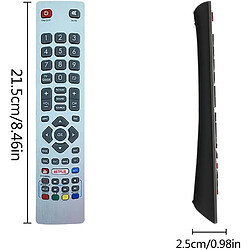 SANAG Remplacement Telecommande Shapr Pour Telecommande Shapr Smart Tv 4K 3D Hdtv Avec Youtube/Netflix/Net+ pas cher