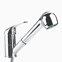 ComfortXL Robinet de cuisine à eau froide avec bec rétractable (argenté pas cher