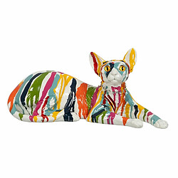 BigBuy Home Figurine Décorative Chat 33,5 x 15,5 x 15 cm