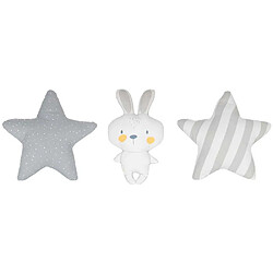 The Home Deco Factory Set de 3 coussins Etoiles er lapinou.