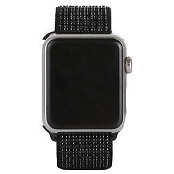 Avis Wewoo Pour Apple Watch séries 3 et 2 et 1 Bracelet de montre simple en nylon de 38 mm avec mode Magic Stick (Nightfall Black)