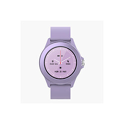 MONTRE CONNECTÉE ET INTELLIGENTE AVEC FREQUENCE CARDIAQUE - BLUETOOTH 5.0 - IP68 - FOREVER COLORUM - VIOLET