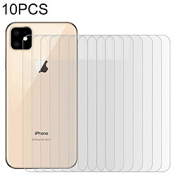 Wewoo Film de verre trempé 10 PCS pour l'iPhone 11 9H 2.5D moitié - arrière de de de téléphone portable d'écran transparent