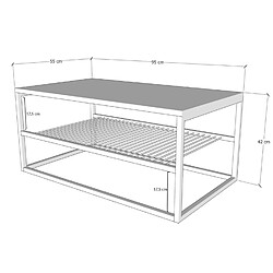 Avis Concept Usine Table basse effet marbre MARBEL