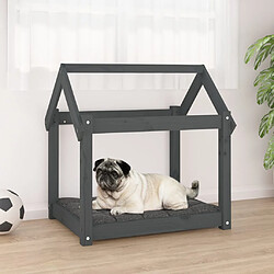 VidaXL Lit pour chien - Gris