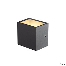 Avis Applique extérieure SLV SITRA CUBE, anthracite, avec LED intégrée, 10W, 3000K, IP44