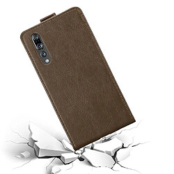 Cadorabo Coque Huawei P20 PRO / P20 PLUS Etui en Marron pas cher