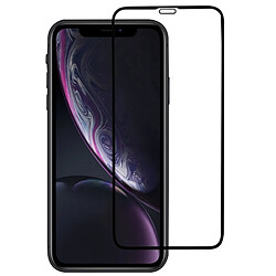 Wewoo Film de verre trempé plein écran pour LCD 9H pour iPhone XR (Noir)