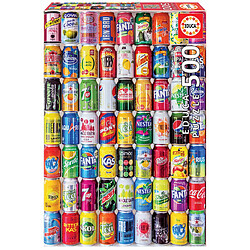 Educa Borras Puzzle 500 pièces : Canettes de soda