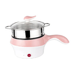 Avis Cuisinière électrique Multifonction Gril Hot Pot Pour Dortoir Riz Oeuf Bouilli Rose 1.8L