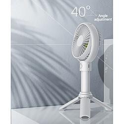 Avis Universal Mini bureau portable portable porte-ventilateur refroidisseur extérieur portable petit bureau trépied ventilateur recharge | gadget USB (2000mAh)