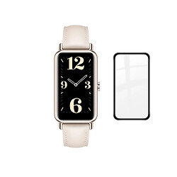 PHONECARE Film Protecteur D'écran Gel Couverture Complete avec Bords Noire pour Huawei Watch Fit Mini - Transparent