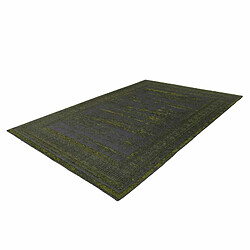 Paris Prix Tapis Tissé à Poils Plats Rétro Kalevi Vert 80 x 150 cm