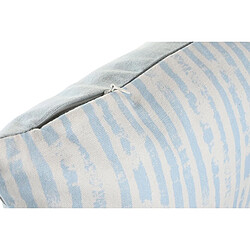 Coussin DKD Home Decor Rayures Bleu Blanc méditerranéen (45 x 15 x 45 cm)