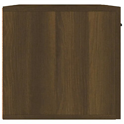 Maison Chic Armoire murale,Meuble de Rangement,Armoire Suspendue Chêne marron 60x36,5x35 cm Bois d'ingénierie -MN98049 pas cher