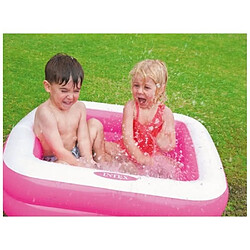 INTEX Piscine gonflable enfant / bébé pataugeoire Carree 85 x 85 x 23 cm (couleur aléatoire)