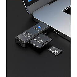 Universal USB 3.0 Lecteur de carte multifonction TF SD SD Carte Reader 2 en 1 Adaptateur de carte portable