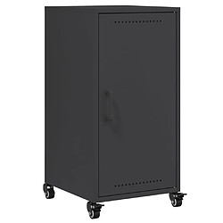 vidaXL Buffet noir 36x39x72 cm acier