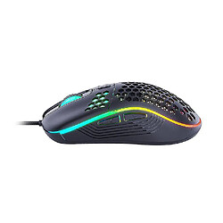 Avis Universal D011 souris de jeu RVB légère 7200dpi coque en nid d'abeille les souris ergonomiques avec câble ultra tissage pour