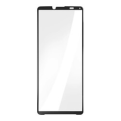 Avizar Verre Trempé Sony Xperia 10 IV Résistant Dureté 9H Anti-traces Contour Noir