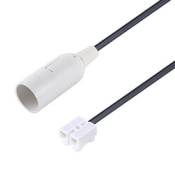 Avis Wewoo Support de base de douille de lampe E14 avec câble de fil électriquelongueur de câble 28 cm blanc