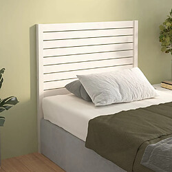 vidaXL Tête de lit Blanc 81x4x100 cm Bois massif de pin