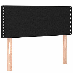 Acheter Maison Chic Tête de lit scandinave à LED,meuble de chambre Noir 90x5x78/88 cm Tissu -MN28167