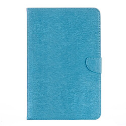 Wewoo Housse Étui bleu pour Samsung Galaxy Tab A 10.1 2016 / P580 simple style en cuir flip horizontal avec titulaire et fentes cartes porte-monnaie