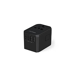 Adaptateur de voyage Mobee 70 W Noir