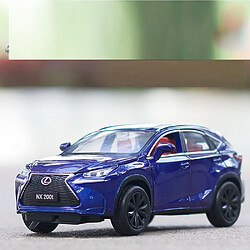 Universal 1: 32 Lexus NX200T en alliage tire à l'arrière de la voiture en métal moulé sous pression avec lumière acoustique 6 portes ouvertes pour les enfants Cadeaux Livraison gratuite | Jouets moulés sous pression(Bleu)