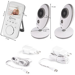 Acheter Lionelo BABYLINE 5.1 Babyphone 1 écran + 2 caméras + appel vocal et berceuses