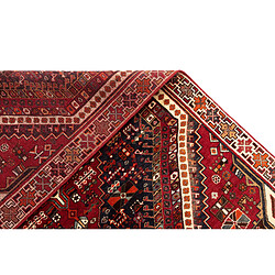 Vidal Tapis de laine 201x144 rouge Ghashghai pas cher