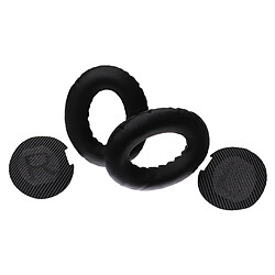 vhbw Coussinets d'oreille compatible avec Bose QuietComfort 15, 2, 25, 35 casque audio, headset - noir