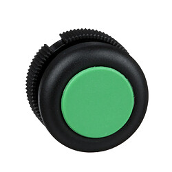 tête ronde - harmony xac - pour bouton poussoir - capuchonné - vert - schneider electric xaca9413