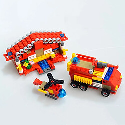 Acheter Wewoo Jeu construction DIY 16 en 1 ensembles de blocs de de caserne de pompiers Compatible City Firefighter Éducatifs Briques de jouets, tranche d'âge: 6 ans ci-dessus