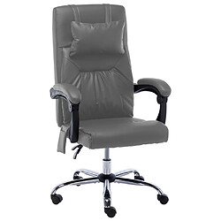 Maison Chic Chaise Gaming | Chaise de bureau Ergonomique Fauteuil de massage Anthracite Similicuir -GKD61345