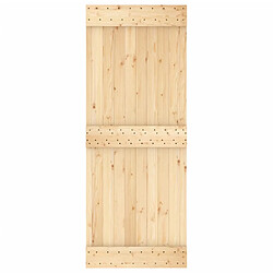 Acheter vidaXL Porte NARVIK 80x210 cm bois massif de pin