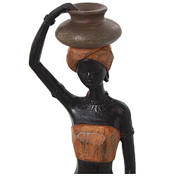 Avis Figurine Décorative Alexandra House Living Marron Acrylique Plastique Mélamine Africaine 8 x 5 x 32 cm