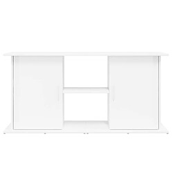 Acheter vidaXL Support d'aquarium blanc brillant 121x41x58cm bois d'ingénierie