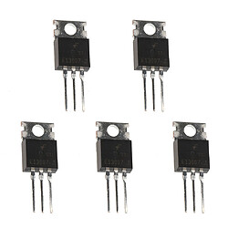 5 Pcs 13007 Transistor De Puissance NPN 13007g Pour Commutation D'alimentation