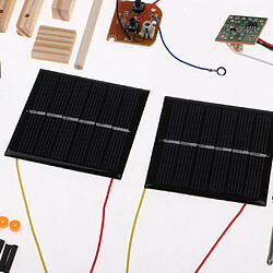 Puzzle créatif Modèle bricolage Artisanat Science Expériences Double voiture solaire pas cher